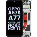 LCD Assembly With Frame For Oppo A57s / A77 / OnePlus Nord N20 SE (Genuine) (Black)