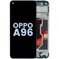 LCD Assembly With Frame Compatible For Oppo A96 (Genuine) (Black)