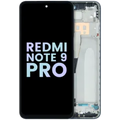 LCD Assembly With Frame Compatible For Xiaomi Redmi Note 9 Pro (Genuine) (Gray)