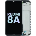 LCD Assembly With Frame Compatible For Xiaomi Redmi 8A (Genuine) (Black)