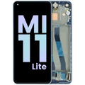 OLED Assembly With Frame For Xiaomi Mi 11 Lite (Genuine) (Blue)