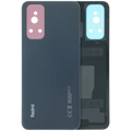 Back Cover Glass Without Camera Lens For Xiaomi Redmi Note 11s (Genuine) (Black)