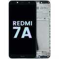LCD Assembly With Frame For Xiaomi Redmi 7A (Genuine) (Black)
