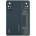 Back Cover Glass With Camera Lens For Xiaomi Redmi Note 11 Pro (Genuine) (Black)