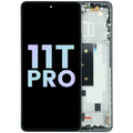 OLED Assembly With Frame For Xiaomi 11T Pro (Genuine) (Black)