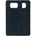 Back Cover Glass Without Camera Lens For Xiaomi Poco X3 (Genuine) (Black)