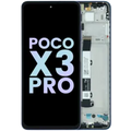 LCD Assembly With Frame For Xiaomi Poco X3 Pro (Genuine) (Blue)