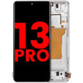OLED Assembly With Frame For Xiaomi 13 Pro (Aftermarket Plus) (White)