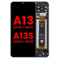 LCD Assembly With Frame For Samsung Galaxy A13 4G (A135 / 2022) / A13s (A137 / 2022) (Aftermarket Plus) (All Colors)