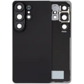 Back Cover Glass With Camera Lens For Samsung Galaxy S26 Ultra (Aftermarket Plus) (Black)