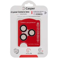 Casper Camera Lens Protector Compatible For iPhone 18 Pro / 18 Pro Max (Red) (Clear)