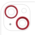 Back Camera Bezel Ring Only For iPhone 14 / 14 Plus (2 Piece Set) (Red) (10 Pack)