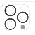 Back Camera Bezel Ring Only For iPhone 16 Pro / 16 Pro Max (3 Piece Set) (Black Titanium) (10 Pack)