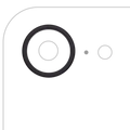 Back Camera Bezel Ring Only For iPhone 16e / 17e (Black) (10 Pack)