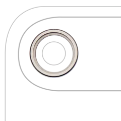 Back Camera Bezel Ring Only For iPhone Air (Light Gold)