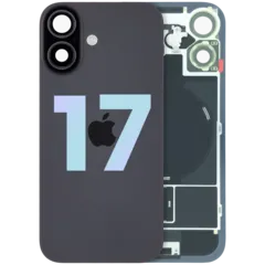Back Glass w/ MagSafe Magnet & NFC For iPhone 17 (Service Pack) (Black)