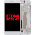 LCD Assembly With Frame For Xiaomi Redmi Note 4x (Aftermarket Plus) (White)