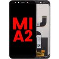 LCD Assembly With Frame For Xiaomi Mi A2 (Aftermarket Plus) (Black)