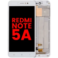 LCD Assembly With Frame For Xiaomi Redmi Note 5A (Aftermarket Plus) (White)