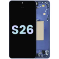 OLED Assembly With Frame For Samsung Galaxy S26 5G (Service Pack) (Cobalt Violet)