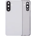 Back Cover Glass With Camera Lens For Samsung Galaxy A56 5G (A566 / 2025) (No Logo) (Aftermarket Plus) (Lightgray)