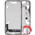 Mid-Frame Housing W/ Small Parts For iPhone 16e / 17e (EU / Global Version) (Used OEM Pull: Grade C) (White)