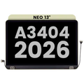 Complete LCD Display Assembly For MacBook Neo 13" A3404 (2026) (Used OEM Pull: Grade A) (Citrus)