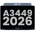 Complete LCD Display Assembly For MacBook Air 13" A3449 (2026) (Used OEM Pull: Grade A) (Sky Blue)