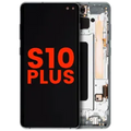 OLED Assembly With Frame For Samsung Galaxy S10 Plus (Aftermarket Plus) (Prism Green)