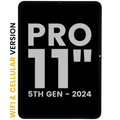 OLED Assembly With Digitizer For iPad Pro 11" 5th Gen (2024) (WiFi & Cellular) (Used OEM Pull: Grade B) (All Colors)