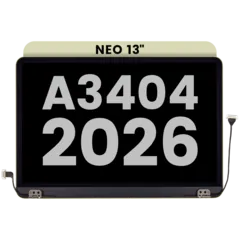 Complete LCD Display Assembly For MacBook Neo 13" A3404 (2026) (Used OEM Pull: Grade B) (Citrus)