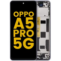 LCD Assembly With Frame Compatible For OPPO A5 Pro 5G (Refurbished) (Feather Blue)