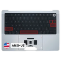 Top Case with Keyboard (ANSI US) For MacBook Pro 14" A3438 (2026) (Genuine OEM) (Silver)