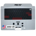 Top Case with Keyboard (ANSI US) For MacBook Pro 16" A3428 / A3429 (2026) (Genuine OEM) (Silver)
