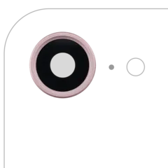 Back Camera Lens With Bracket & Bezel For iPhone 17e (Premium) (Soft Pink)