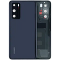 Back Cover Glass for Huawei P40 (2020) (Service Pack) (Black)