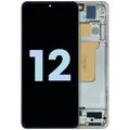 OLED Assembly With Frame for Xiaomi 12 (Service Pack) (Purple)