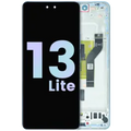 OLED Assembly With Frame for Xiaomi 13 Lite (Service Pack) (Lite Blue)