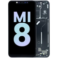 OLED Assembly With Frame for Xiaomi Mi 8 (Service Pack) (Black)