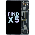 OLED Assembly With Frame for Oppo Find X5 (2022) (Service Pack) (Black)