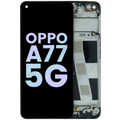 LCD Assembly With Frame for Oppo A77 5G (2022) (Service Pack) (Midnight Black)