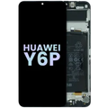 LCD Assembly With Frame for Huawei Y6P (2020) (Service Pack) (Midnight Black)