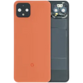 Back Glass For Google Pixel 4 (Genuine OEM) (Oh So Orange)