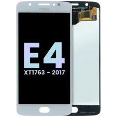 LCD Assembly Without Frame For Motorola Moto E4 (XT1763 / 2017)(Genuine OEM) (White)
