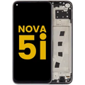 LCD Assembly With Frame For Huawei Nova 5i (2019) (Refurbished) (Black)