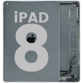 Back Housing Compatible for iPad 8 (2020) (Used OEM Pull: Grade A) (Space Gray)