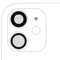 Back Camera Lens (Glass Only) With Adhesive For iPhone 11 (2 Piece Set) (Premium) (Real Sapphire)
