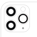 Back Camera Lens (Glass Only) With Adhesive For iPhone 11 Pro / Pro Max (3 Piece Set) (Premium) (Real Sapphire)