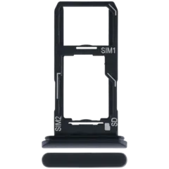 SIM and MicroSD Tray For Sony Xperia 10 II (Genuine OEM) (Black)