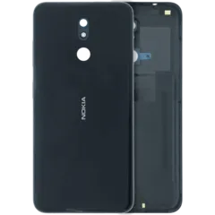 Back Cover Glass For Nokia 3.2 (2019) (Genuine OEM) (Black)